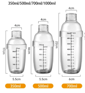 Bình Shaker Nhựa 700ml