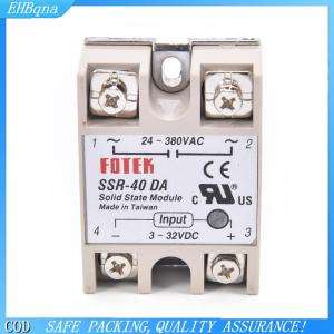 【Miễn ship không giới hạn】 Rơ Le trạng thái rắn công nghiệp SSR 40A với SSR-40DA cờ bảo vệ 40A DC điều khiển AC