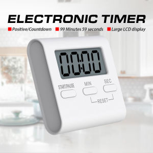 Kitchen Timer Magnetic Digital Timer Manual Countdown Loud Alarm Clock Mechanical Cooking Timer Study Stopwatch