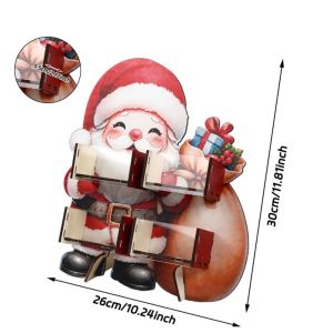 MUSASI Thiết kế hình bông tuyết. Giá trưng bày kẹo Chất liệu gỗ Khay trưng bày Trang trí bàn làm việc Truyền thống Chủ đề Ông già Noel Khay đựng Dim Sum Kỳ nghỉ Giáng sinh