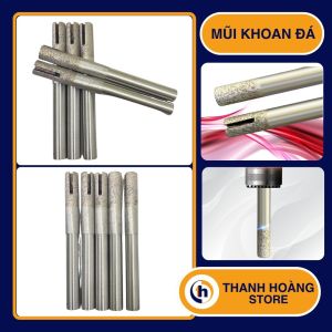 Mũi gia công đá kim cương dùng cho máy CNC - 10mm
