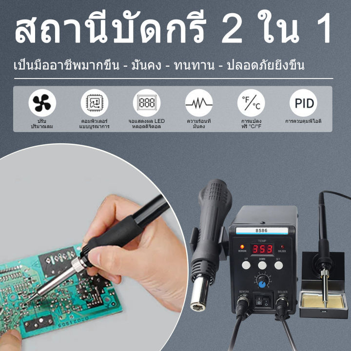 github - uncleengineer basicpython-1:... 8586D SMD BGA Rework หัวแร้งบัดกรี 220v เครื่องเป่าลมร้อน เครื่องบัดกรี ...