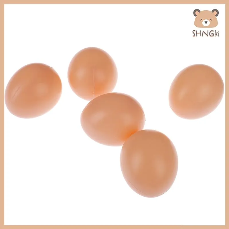 20PCS Fake Dummy Plastic Eggs - Joke Prank Props For Easter, Hen, Chicken Decor - View #3