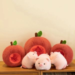 Thú nhồi bông heo trong quả  cute - Size 20 đến 35cm - Quà tặng gấu bông xinh xắn êm mịn.