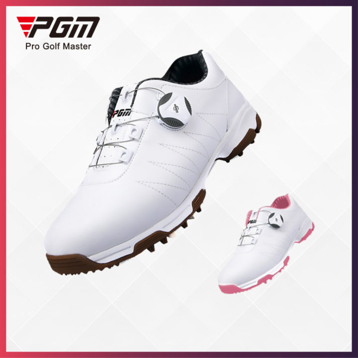 PGM Golf Shoes Ladies BOA Knob Sepatu Wanita Waterproof Anti Air Anti Slip  Lazada Indonesia