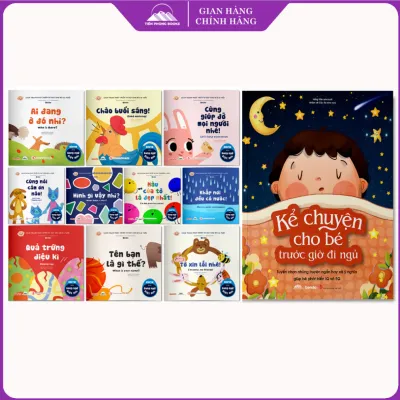 Combo 10 Cuốn Ehon Song Ngữ Cho Bé 0-6 Tuổi + Kể Chuyện Cho Bé Trước Giờ Đi Ngủ - Tiên Phong Books