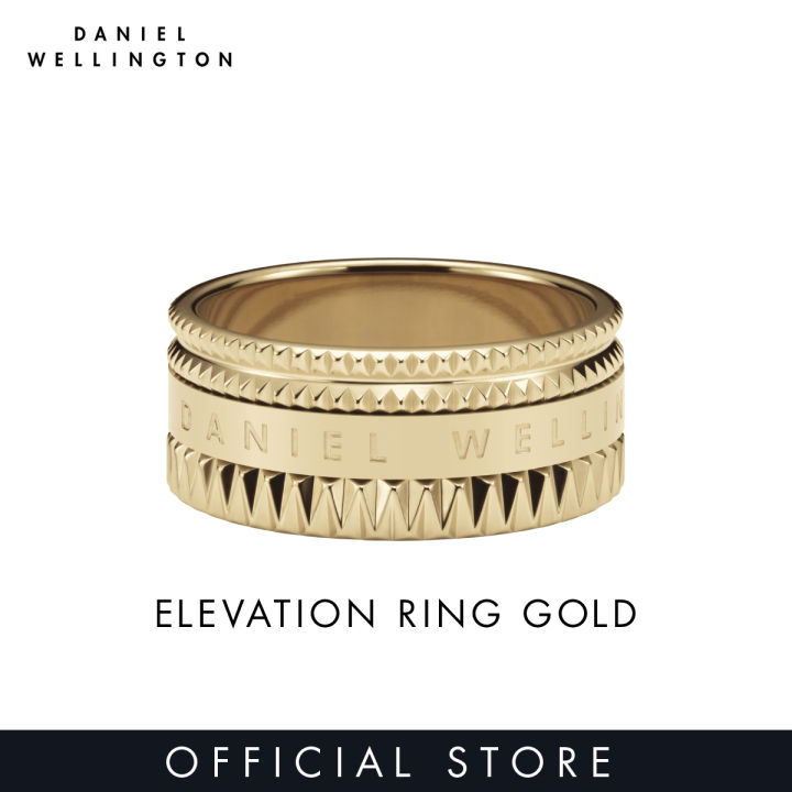 Daniel Wellington Elevation Ring Gold Unisex Ring Couple Rings