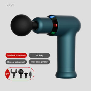 Hot Compress MassageGun Cool LED Light PercussionPistol Massager Deep Tissue Muscle Neck Body and Back Relaxation