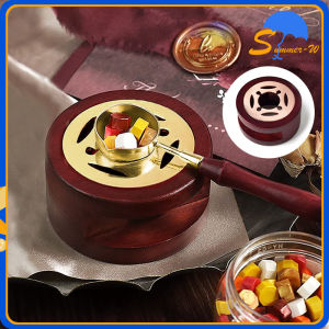Tungku Peleleh Lilin Segel Bahan Kayu Wax Seal Stamp Wax Furnace Tungku Kompor Wax Seal