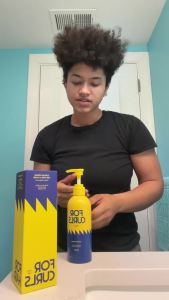 FOR CURLS Curl Cream for Curly & Wavy Hair Type 2-3 Hair Anti-Frizz Lightweight Non-Crunchy Sulfate & Paraben Free 8.4 oz