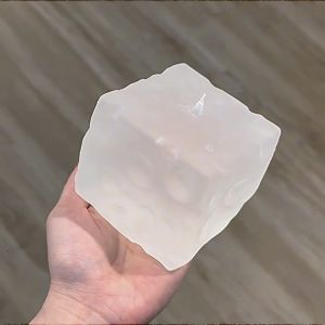 PRETTY Non-Bounce Cheese Squishy Toy Frosted Matte Super Soft Cheese Cube Ball Novelty Square Sensory Fidget Ball Xmas Gift
