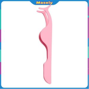 Masely Curved Eyelash Curler Plastic False Eyelash Clip Aids For Grafting Eyelashes Arc Mouth Clip