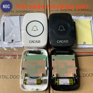 Nút Nhấn Dùng Với Chuông Cửa CACAZI A10 (Loại 1) Kín nước