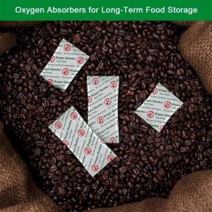 200cc Deoxidant 100pcs Oxygen Absorbers Bags Food Grade Oxygen Absorbers For Food Products CO2 Bag Deoxidizer Moisture Absorber