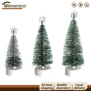 【Free Shipping】 3-Piece Mini Christmas Tree Set for Christmas Home Decor and Festive Event Decoration
