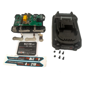 Vỏ bảo vệ cường độ cao cho 18V pin lithium bl1830 bl1890 5s2p 5x21700 trường hợp chủ với tính năng an toàn