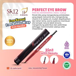 SR12 Eyebrow Pencil Tahan Air dan Tahan Lama - Warna Natural Dark Brown