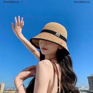 [COD] SweetBabiese 1 cái mới ngoài trời UV bảo vệ mặt trời hat mùa hè của phụ nữ Xô có thể gập lại lưu vực kem chống nắng cap Hollow khâu Panama Mũ ngư dân