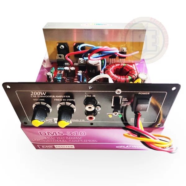 KIT POWER SUB WOOFER BASS MONOBLOK DMS 310 DMS310 AMPLIFIER PLATINUM