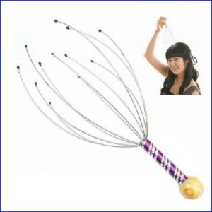 Cây massage đầu thư giãn sảng khoái-Cây mát xa Đầu Ngủ Ngon Sâu Giấc Tuần Hoàn Máu Giảm Đau Đầu Quà Sức Khỏe