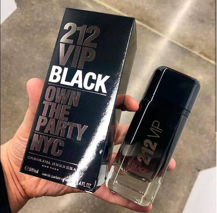 PARFUM PRIA ORIGINAL 212 BLACK OWN CAROLINA HERRERA VIP BLACK NYC