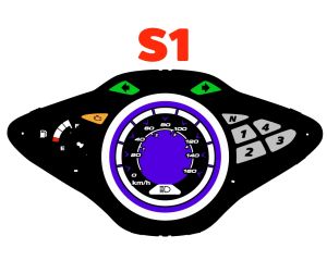 แผ่นไมล์ 125LED/ปลาวาฬ  งานสีเข้มๆ (ลอกด้านน้ำตาลห้ามลอกขาว)