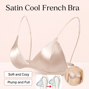 Wireless French Triangle Bra Thin Straps Breathable Ultra-Thin Anti-Sagging Seamless ​​Underwear