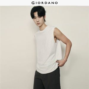 Giordano Men 100% Cotton crewneck sleeveless Tank Free Shipping 01025566