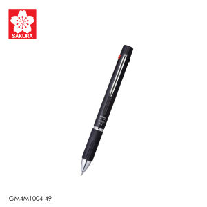 SAKURA (ซากุระ) ปากกาหมึกเจล 4 สี + ดินสอกด Ballsign : ปากกาหมึกดำ หมึกน้ำเงิน หมีกแดง หมึกเขียว และดินสอกด ในแท่งเดียว | ไส้น้ำหมึก | GB4M1004