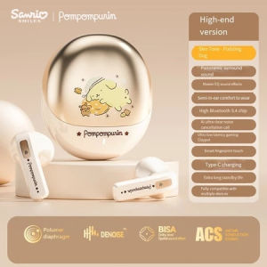 Sanrio bl12 compatible wireless Bluetooth 5.4 headphones Inga HD pangn sound touch control HiFi seaspark