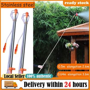 [selected]3.6m Retractable Spraying Rod Stainless Steel Pesticide Spray Sprayer Hand Pressure Sprayer Garden
