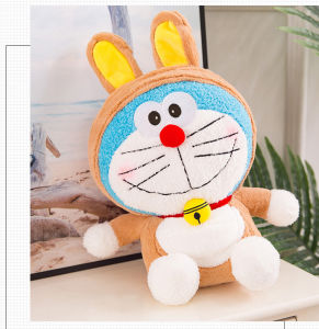 Gấu bông doremon (doraemon) lông xù cosplay thỏ hồng thỏ nâu beo (30cm---50cm) hàng nhập loại 1 chất lượng cao
