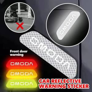 Kail Chery Omoda Special Car Door Reflective Warning Decal 4Pcs Safety Sticker For C5 FX 7 8 Pro Plus EV PHEV Tiggo8 N7Y3P