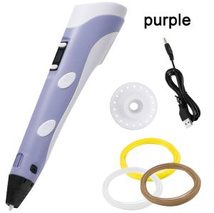 Giftset 3D PLA Printing Doodle Arts Craft Drawing USB Pen Set LCD Education RBT Starter Kit - FREE 10M Filament