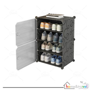 HOVELSHOP Rak Sepatu Tertutup Kotak Portable Lemari Tempat Penyimpanan Storage Shoes