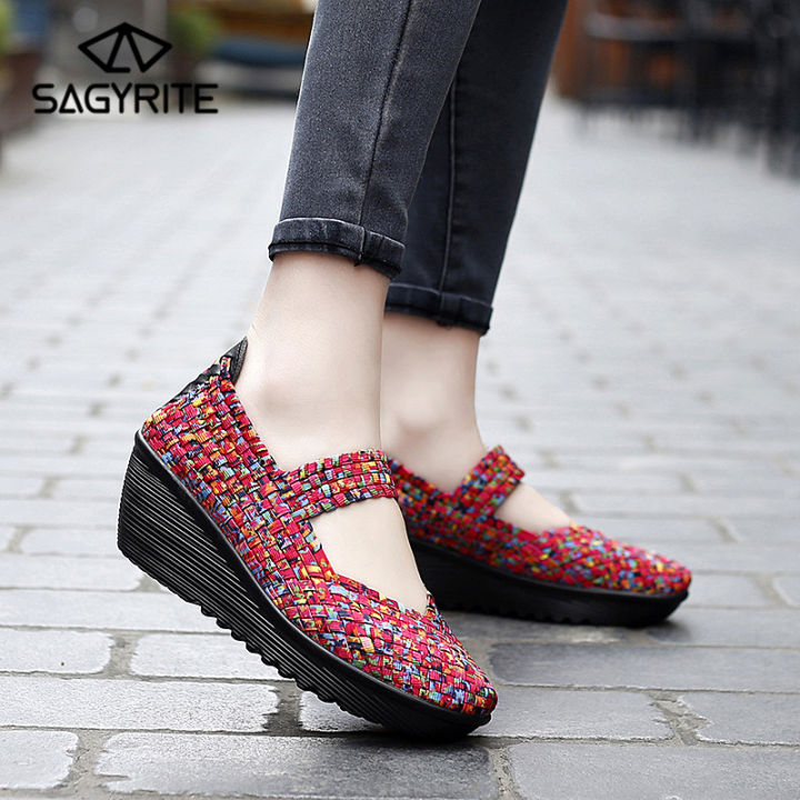 Lazada store wedge shoes