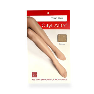 City Lady Stay-Ups Ordinary 20 Denier Skintone