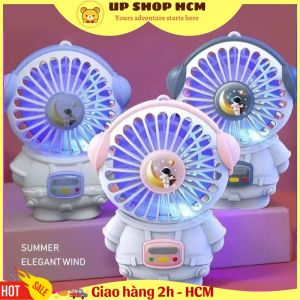 Quạt Mini Cầm Tay Sạc USB Dễ Thương Nhiều Mẫu Kitty Cún Gấu Heo Cho Người lớn và trẻ em