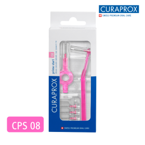 Curaprox Prime Start Interdental Brush with Refill Prime Start Set  5 sizes for gum care