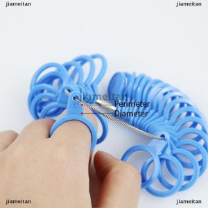 [COD] jiameitan ชุดวัดขนาดแหวนพลาสติกชุดวัดขนาดแบบแมนเดรลแท่งแหวนทำเครื่องประดับแบบทำมือ