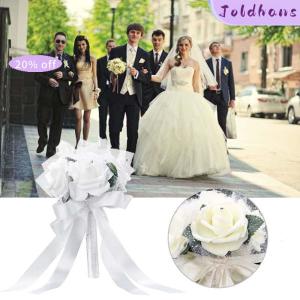 Joldhans Bó Tay Cô Dâu cầm hoa Hồng Nhân Tạo bó hoa lụa trang trí phù dâu