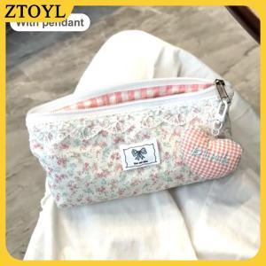 ZTOYL Chất Lượng Cao Ngọt Ngào Ren Hoa Thiết Kế Bút Túi Công Suất Lớn Đa Chức Năng Văn Phòng Phẩm Túi Bút Chì Trường Hợp Sinh Viên Nguồn Cung Cấp