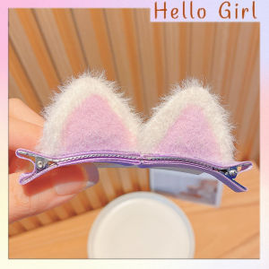 Jepit Rambut Anak Telinga Kucing Jepitan Korea Lucu Fashion Wanita Aksesoris Rambut Hello Girl JPT13