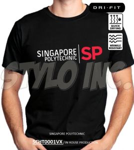 SINGAPORE POLYTECHNIC SP Dri-Fit T Shirt Graphic Outdoor Casual School Tshirt University Singapore Secondary Primary
