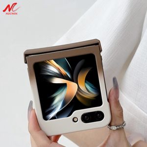 Luxury Gradient PC Case for Samsung Z Flip 7 5 6 Flip6 Flip6 Hinge Protection Shockproof Cover for Samsung Galaxy Z Flip 3 4 5 6