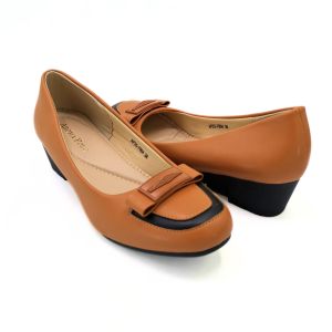 AROMA POLO Ladies Office Heels Kasut Wanita Kasut Perempuan Kasut Tinggi Kasut Office Kasut Selesa (AP25-7004)