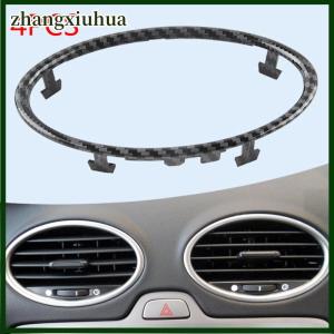 zhangxiuhua 4PCS Car Air Conditioning Trim Outlet Decoration Circle Ring Sticker For Focus 2 MK2 2009-2013 Auto Accessories