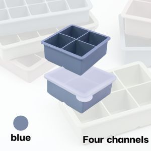 6 grid silica gel ice cube frozen popsicle ice cube mold Ice box Ice cube homemade DIY ice cube mold PAZU