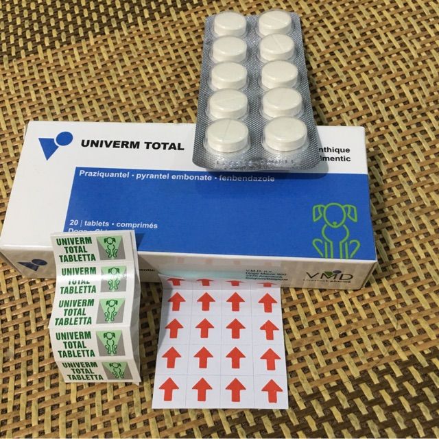 Thuốc tẩy giun Univerm Total - Giải pháp an toàn và hiệu quả cho thú cưng