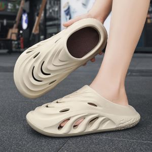 Kasut gua Gaya lelaki Baotou fesyen dan anti bau untuk pasangan selipar sejuk sukan dan masa lapang remaja.